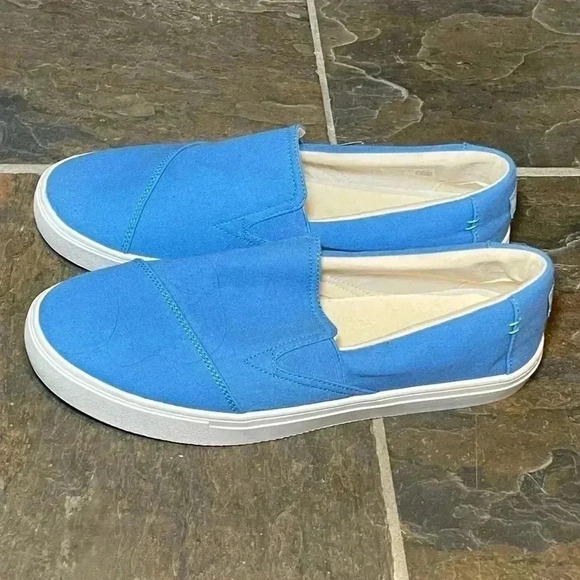 Toms canvas slip on shoes sz  12 - Picture 2 of 7
